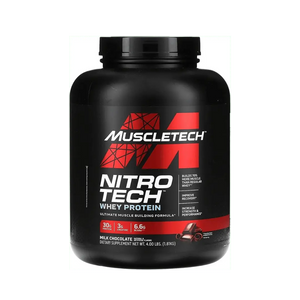 MUSCLETECH Nitro Tech Whey Protein 30g Protein, 3g creatine monohydrate, 6.7g BCAA, 1.81kg - KleanSource
