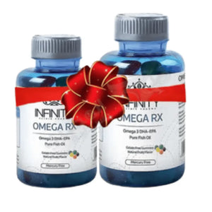 Infinity Omega 3 RX fish Oil, 60 Gummies+30Gummies free - KleanSource