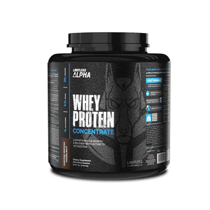 Limitless Alpha Whey Protein Concentrate 25g Protein (2kg) 60 servings