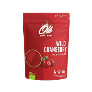 Ole Nutrients, Wild Cranberry Powder 100g Ole Nutrients