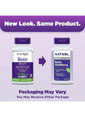 1natrol biotin 100 tablets 10,000mcg description