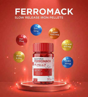 Unimack, Ferromack Iron Pellets 60 Caps.