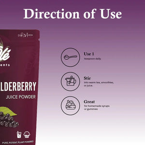 Ole Nutrients, Elderberry Juice Powder 100g Ole Nutrients