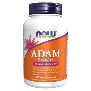 NOW Foods ADAM Men's MultiVitamin 90 Veg Capsules - KleanSource