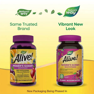 Nature’s Way ALIVE WOMEN MULTIVITAMIN, Mixed Berry, 60 Gummies - KleanSource