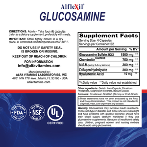 Alfa Vitamins Alflexil Joint Support Supplement 90 Capsules