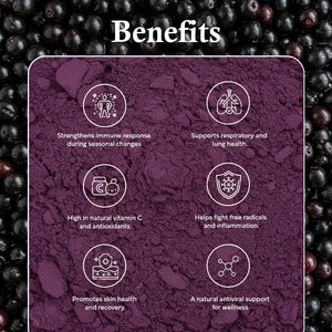 Ole Nutrients, Elderberry Juice Powder 100g Ole Nutrients