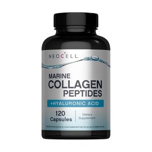 Bottle of Neocell Marine Collagen Peptides with Hyaluronic Acid 120 capsules
