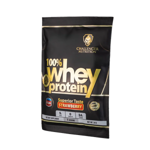 CHALLENGER NUTRITION - LOCAL - WHEY PROTEIN strawberry- 1serv/34g