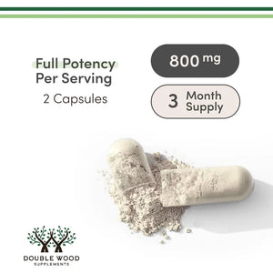 Double Wood Supplements, Magnesium Citrate 800 mg, 180 Capsules supplement fact marketing 3