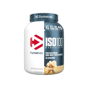 Dymatize, ISO100 Hydrolyzed, 100% Whey Protein Isolate 24g Protein, 1.4kg (45 servings) - KleanSource