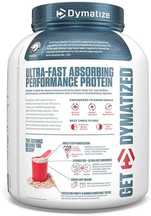 Dymatize, ISO100 Hydrolyzed, 100% Whey Protein Isolate 24g Protein, 2.4kg (71-76 servings)
