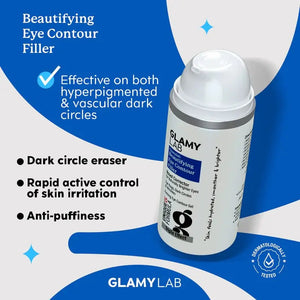 GLAMY LAB Beautifying Eye Contour Filler with Honey and Marine Elastin, 30g - KleanSource
