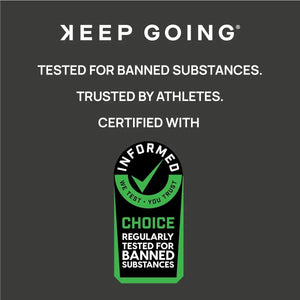 KEEP GOING ULTIMATE WHEY DIGESTIVE ENZYMES+ 25g Protein, French Vanilla / 1kg/30 Servings - KleanSource
