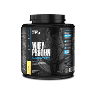 Limitless Alpha Whey Protein Concentrate 25g Protein (2kg) 60 servings