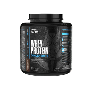 Limitless Alpha Whey Protein Concentrate 25g Protein (2kg) 60 servings