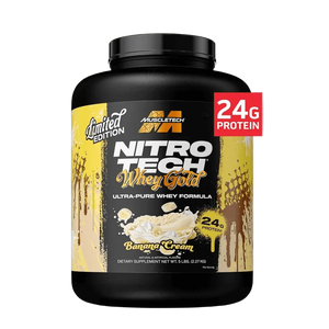 Muscletech Nitro tech Whey Gold + Isolate Mix - 24g Protein (68 servings) - KleanSource