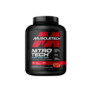 MUSCLETECH Nitro Tech Whey Protein 30g Protein, 3g creatine monohydrate, 6.7g BCAA, 1.81kg - KleanSource