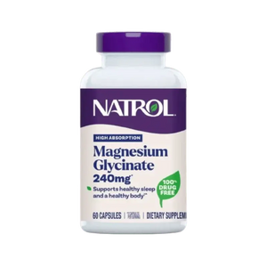 Natrol Magnesium Glycinate 240mg, 60 Tablets - KleanSource