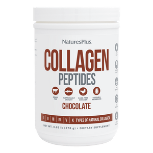 NaturesPlus Collagen Peptides Chocolate Powder 6 Types Hydrolyzed
