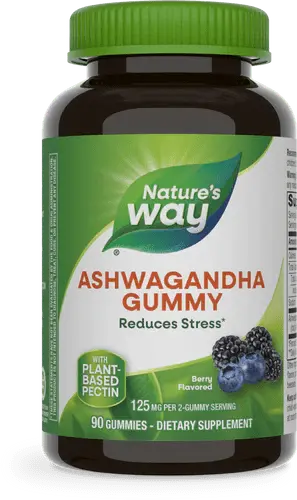 Nature's Way, ALIVE ASHWAGNDHA, 90 Berry Gummies - KleanSource