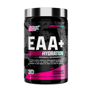 Nutrex EAA+ Hydration supplement strawberry watermelon