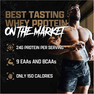 Nutrex Research 100% Whey Protein Powder with 24g protein 4.5kg(128 servings)
