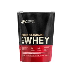 Optimum Nutrition Gold Standard 100% Whey Protein Powder 24g Protein, 0.5kg/14 servings Strawberry