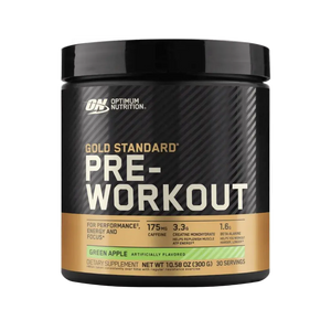 Optimum Nutrition Gold Standard Pre-Workout with Creatine, 30 servings green apple