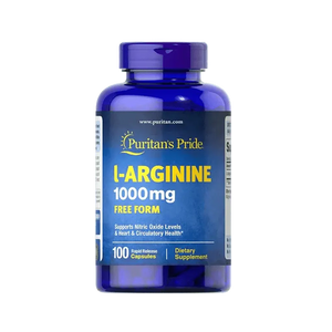 Puritan's Pride L - Arginine 1000mg, 100 capsules - KleanSource
