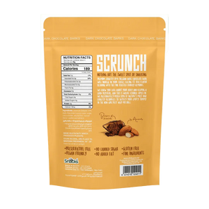 Scrunch Belgian Dark Chocolate Barks Healthy snack (110g, Full pouch)