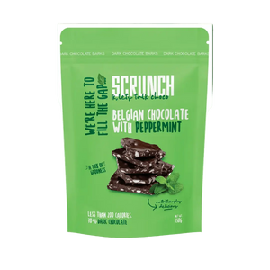 Scrunch Belgian Dark Chocolate Barks Healthy snack (110g, Full pouch)