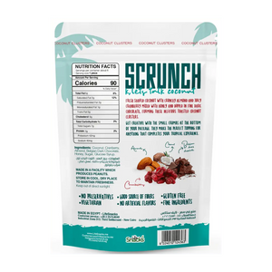 Scrunch Almond, Cashew + Mix cluster with 8g protein (Full Pouch 130g)