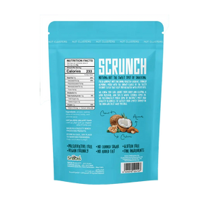 Scrunch Almond, Cashew + Mix cluster with 8g protein (Full Pouch 130g)