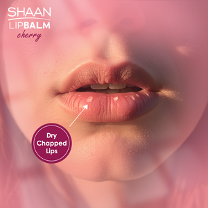 SHAAN Medicated Lip Balm Cherry Moisturizing With SPF 30 5g