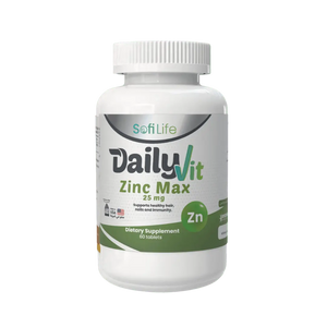 SofiLife DailyVit Zinc Max 25mg, 60 tablets - KleanSource