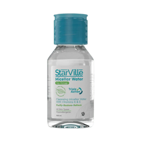 StarVille Micellar Water with Vitamin B3 & E, (makeup remover) 100 ml - KleanSource