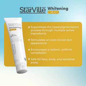 Starville whitening skin cream with Vitamin C & Alpha Arbutin, 60g - KleanSource
