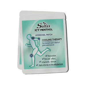 Sulfax Icy Menthol Pain Relief Patch, Korean Pain Relief Hydrogel - KleanSource