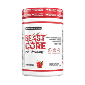 Wellness Nutrition Beast Core-Pre-Workout-35Servings (Watermelon flavor)