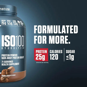 Dymatize, ISO100 Hydrolyzed, 100% Whey Protein Isolate 24g Protein, 1.4kg (45 servings) - KleanSource