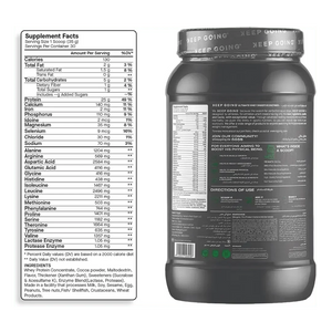 KEEP GOING ULTIMATE WHEY DIGESTIVE ENZYMES+ 25g Protein