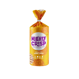Mighty Crisp Rice Cakes, 106g - unsalted Brown Rice - KleanSource