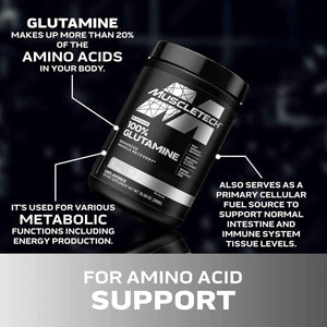 Muscletech Platinum 100% 5g Glutamine, 60 servings