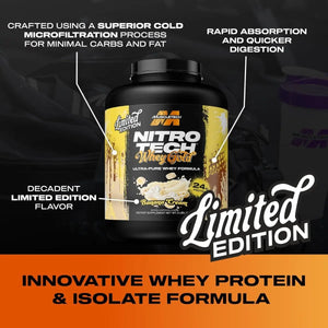 Muscletech Nitro tech Whey Gold + Isolate Mix - 24g Protein (68 servings) - KleanSource