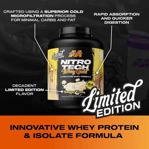 Muscletech Nitro tech Whey Gold + Isolate Mix- 24g Protein (68 servings)