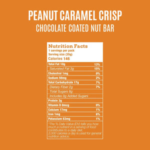 Own Snacks, Peanut Caramel Crisp Bar, 35g - KleanSource