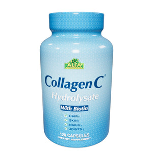 Alfa Vitamins CollagenC Hydrolysate Biotin Capsules