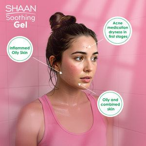 Shaan Soothing Gel 120g Lightweight Hydrating Face Moisturizer