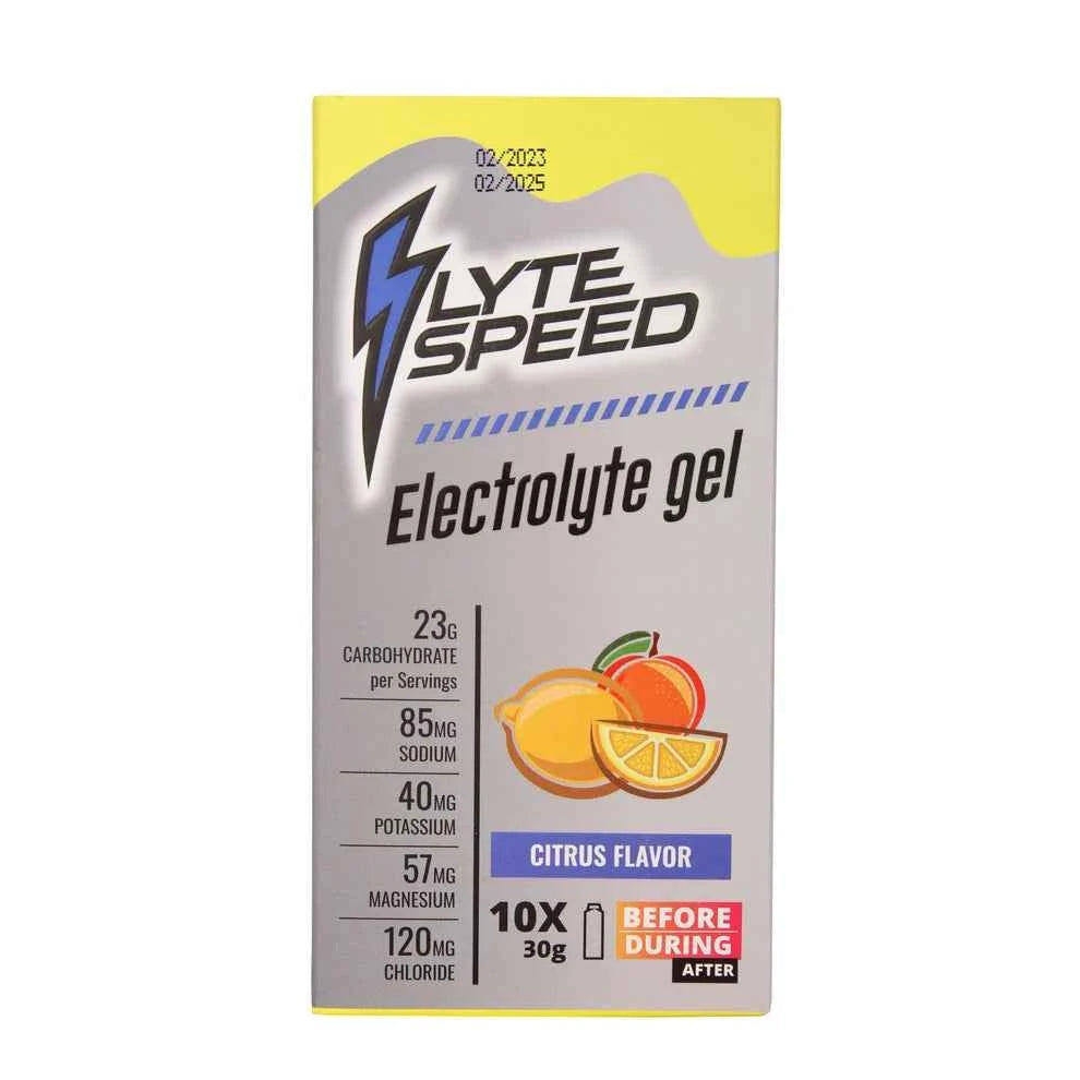 LyteSpeed Electrolyte GEL (Pack of 10 Sachets)